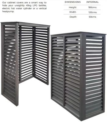 крышка кондиционера крышки WPC блока AC 880mm Ductless мини на открытом воздухе на открытом воздухе